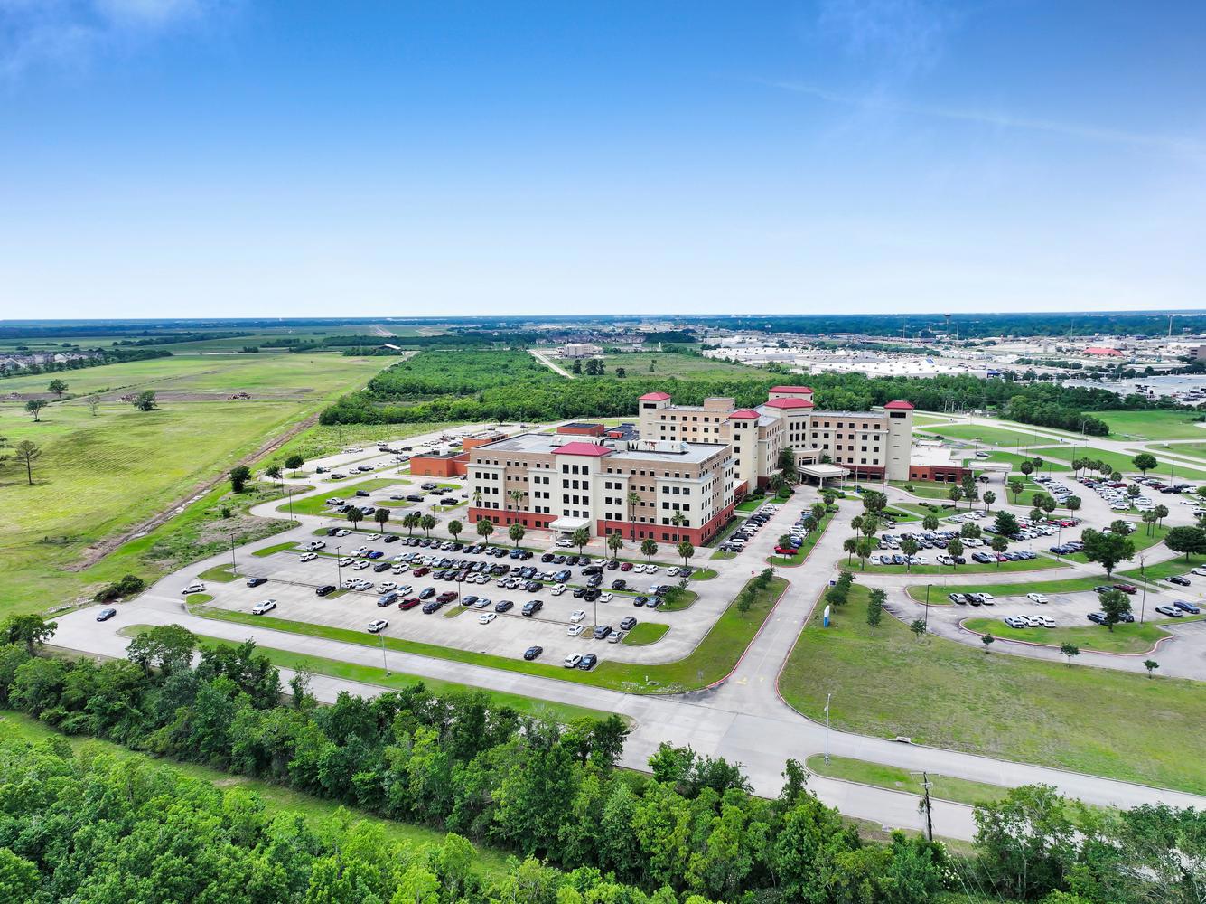 Aerial view of the Regional Professional Building